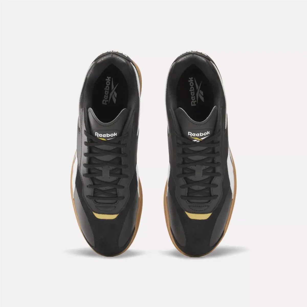 Reebok shoes - Black/Gold/Gum 3