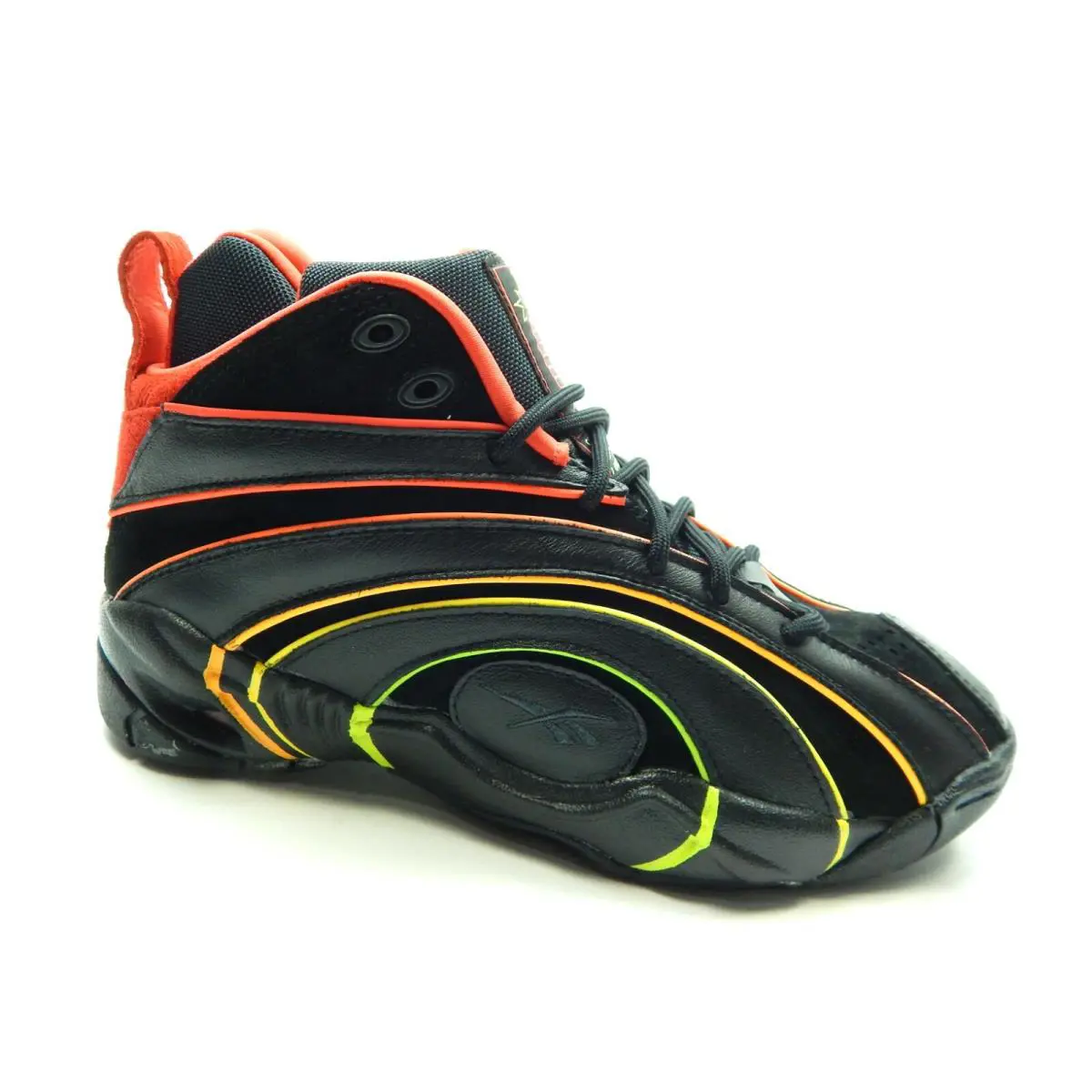 Reebok Shaqnosis Basketball H68851 Black Red Men Shoes Size 8 - Red