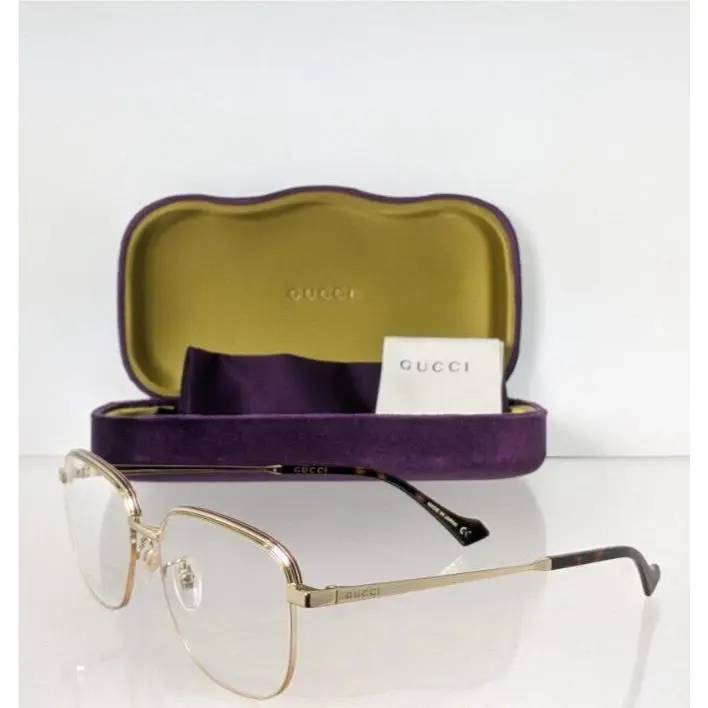 Gucci Eyeglasses GG 1102 004 Gold GG 1102O 58mm