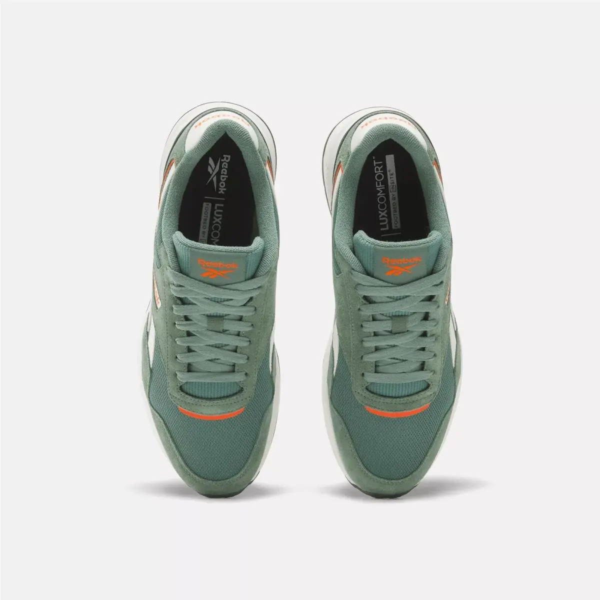 Reebok shoes - Escape Green/Chalk/Pump Orange 3