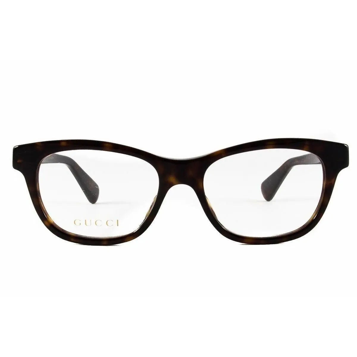 Women Rectangular Eyeglasses in Havana Frame W/demo Lens GG0372O 002 by Gucci