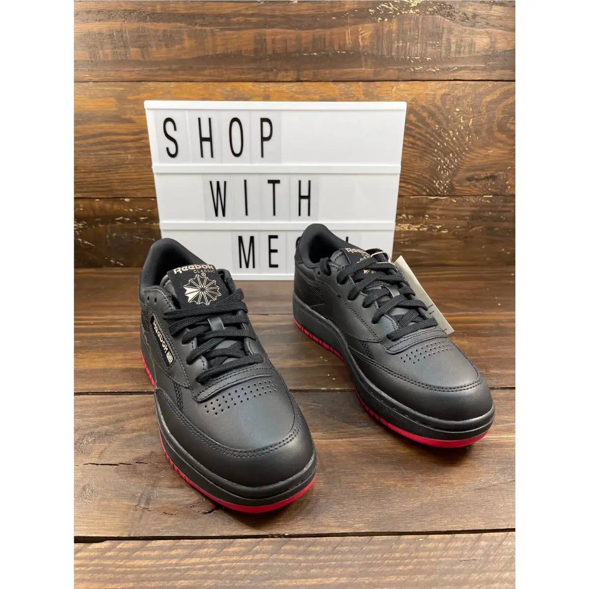 Reebok shoes - Reebok Club C Cardi B - H01270 - Black 1
