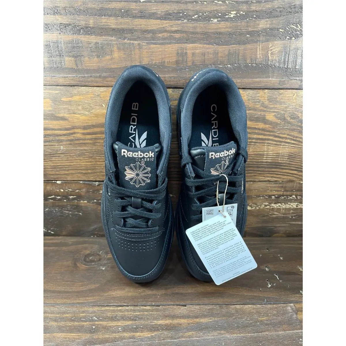 Reebok shoes - Reebok Club C Cardi B - H01270 - Black 5