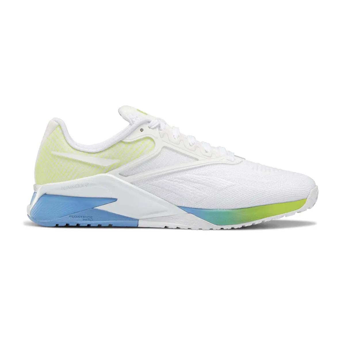 100047844/GZ6437 Womens Reebok Reebok Nano X2 - Ftwwht/Essblu/Aciyel
