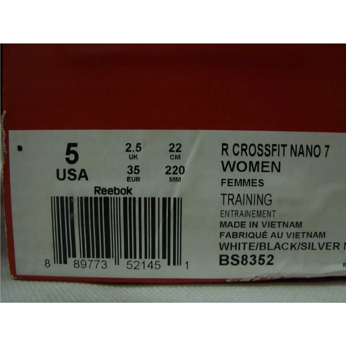 Reebok shoes - R Crossfit NANO 7.0 BS8352 - BS8352 - Black, White, Silver Metallic 0