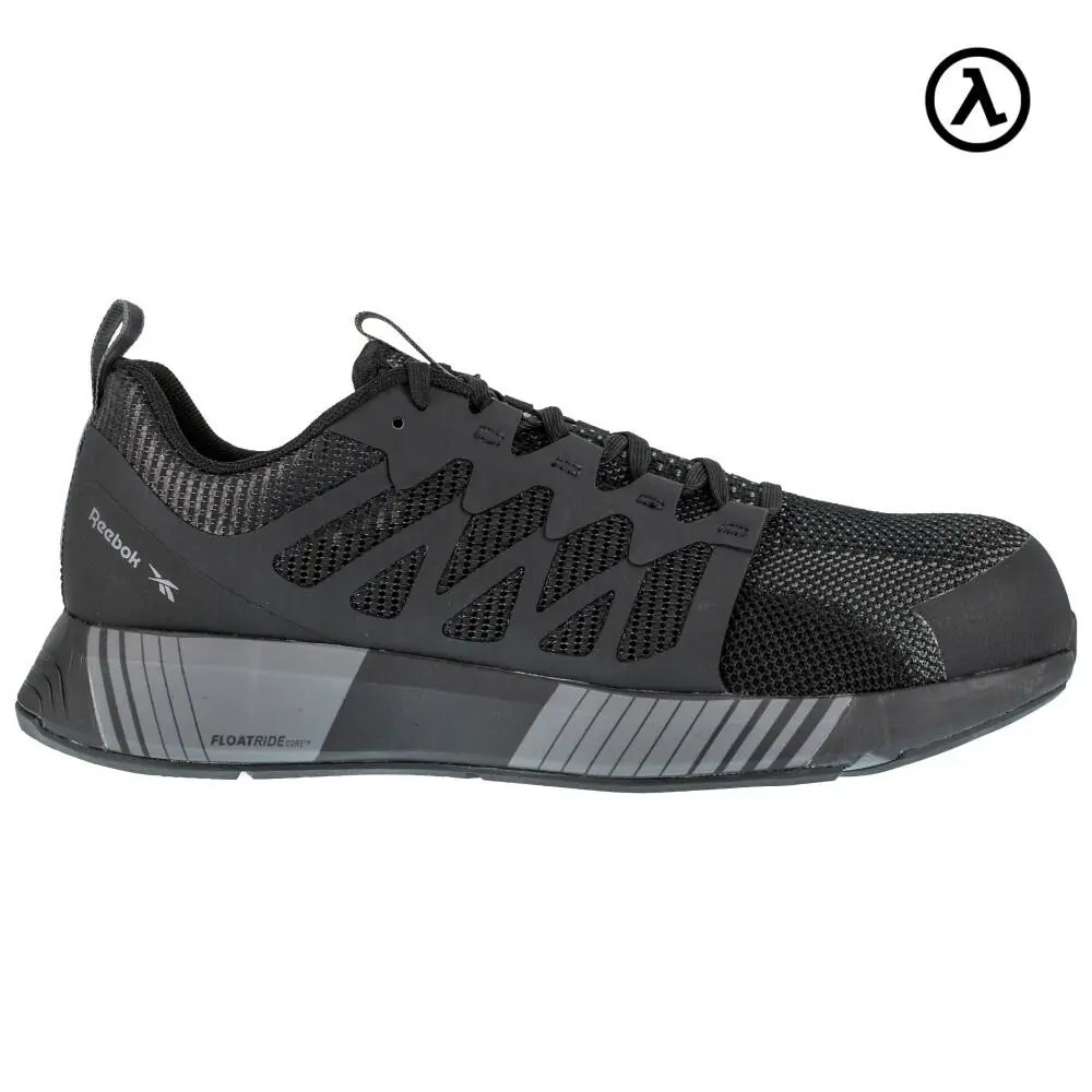 Reebok Fusion Flexweave™ Work Fusion Flexweave Work Women`s Athletic Shoe Black/grey Boots RB431 - Black and Grey