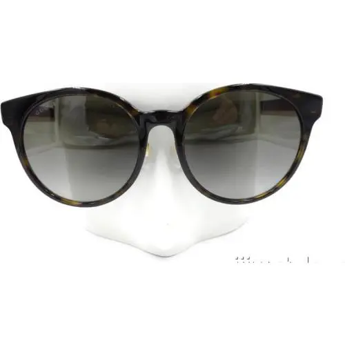 Gucci Havana Brown Round Multicolor Women Sunglasses GG416SK 003