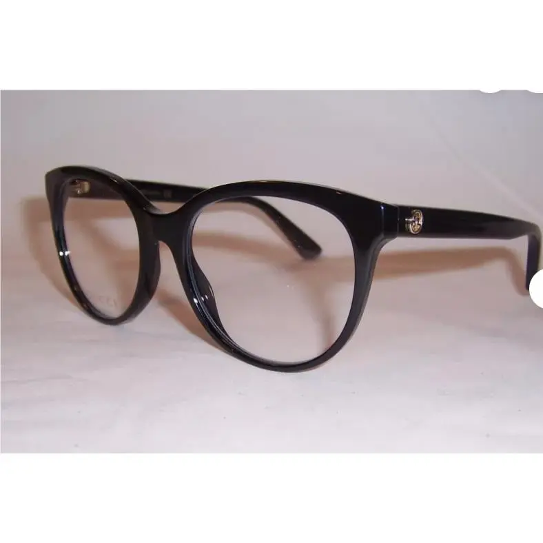 Demo Round Ladies Eyeglasses GG0329O 001 53-18-145 by Gucci