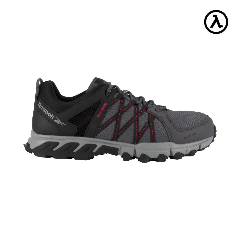 Reebok Trailgrip Work Men`s Athletic Shoe Grey/black Boots RB3402 - All Sizes - Grey and Black