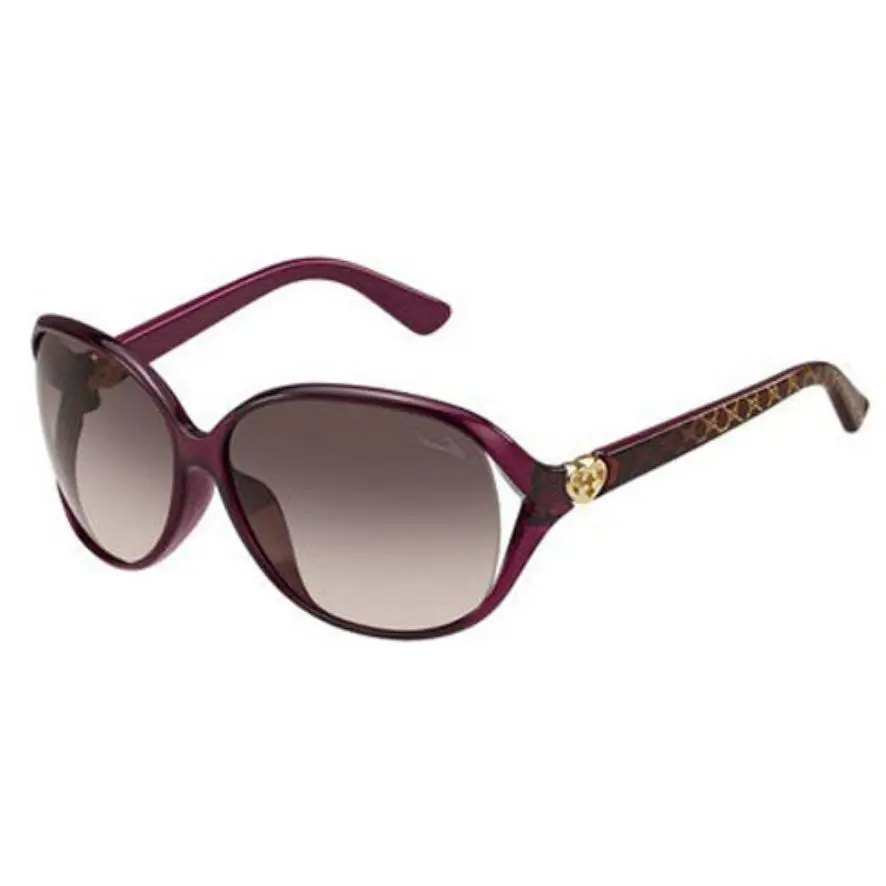 Gucci Women`s Raspberry Red / Brown Gradient Sunglasses