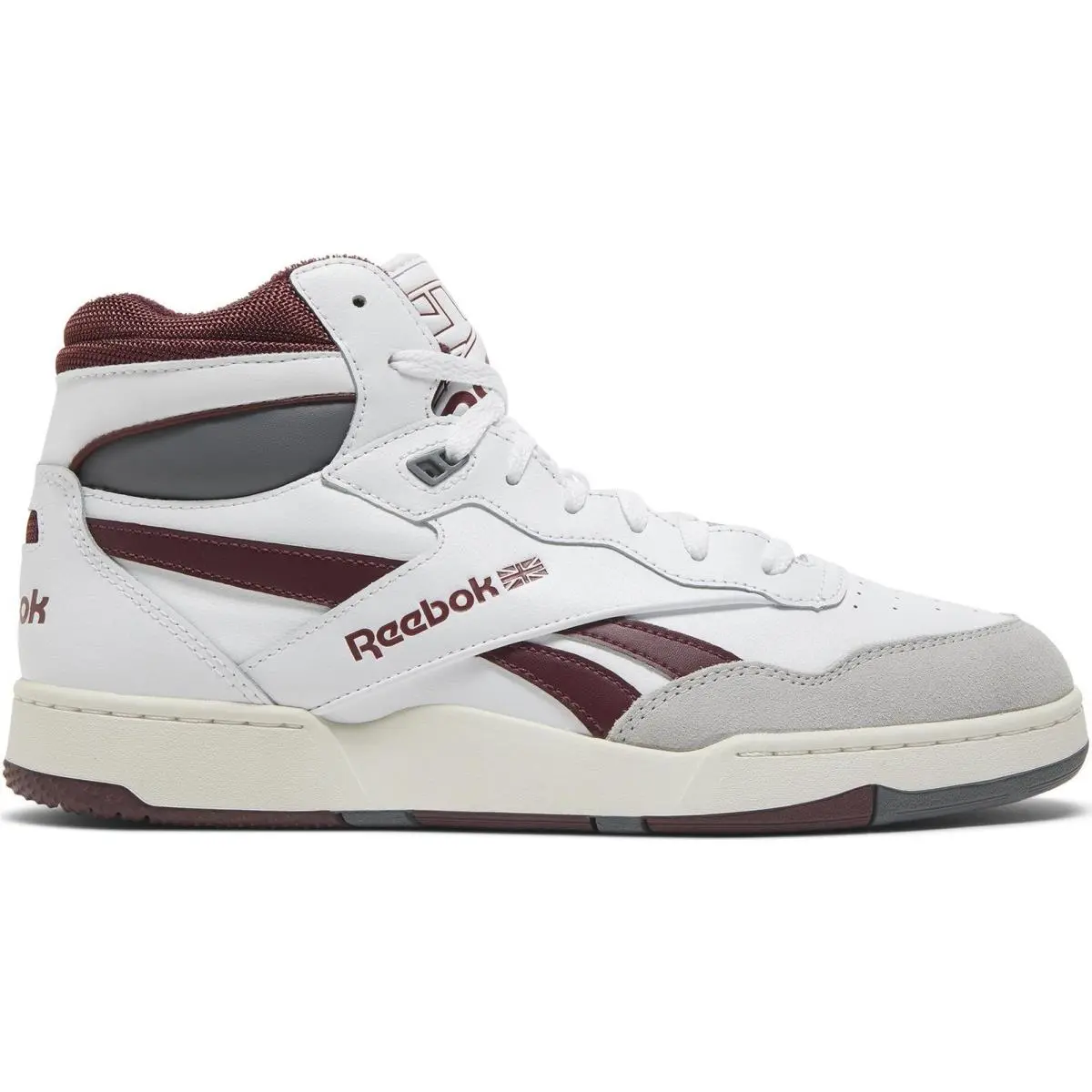 Reebok shoes - White/Classic Maroon/Pure Grey 4
