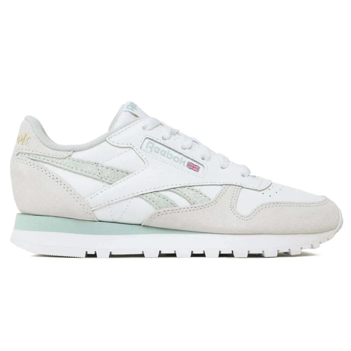 100044296/GW3801 Womens Reebok Classic Leather - Ftwwht/Seagry/Clgry1