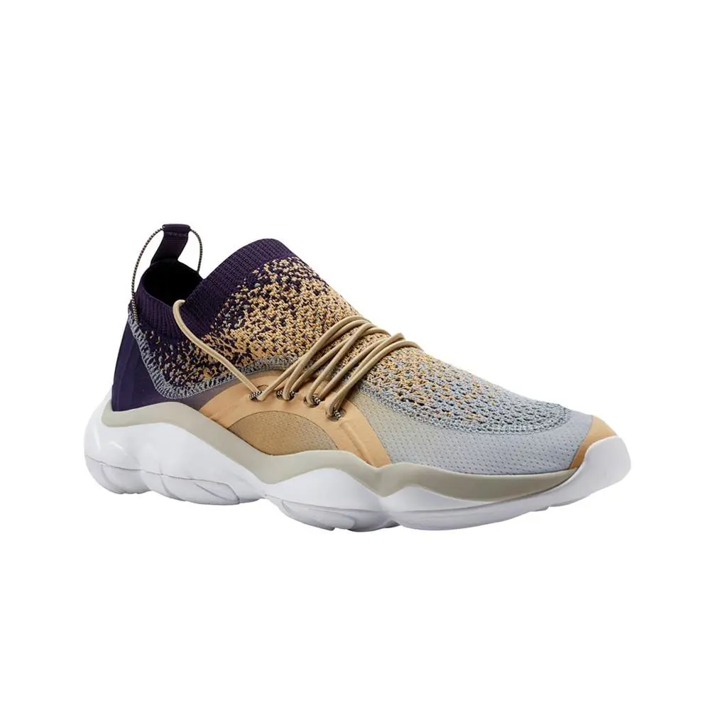 Reebok Dmx Fusion Beige/flnt Gry/prpl Ink/s Unisex Shoes CM9646 - BEIGE/FLNT GRY/PRPL INK/S