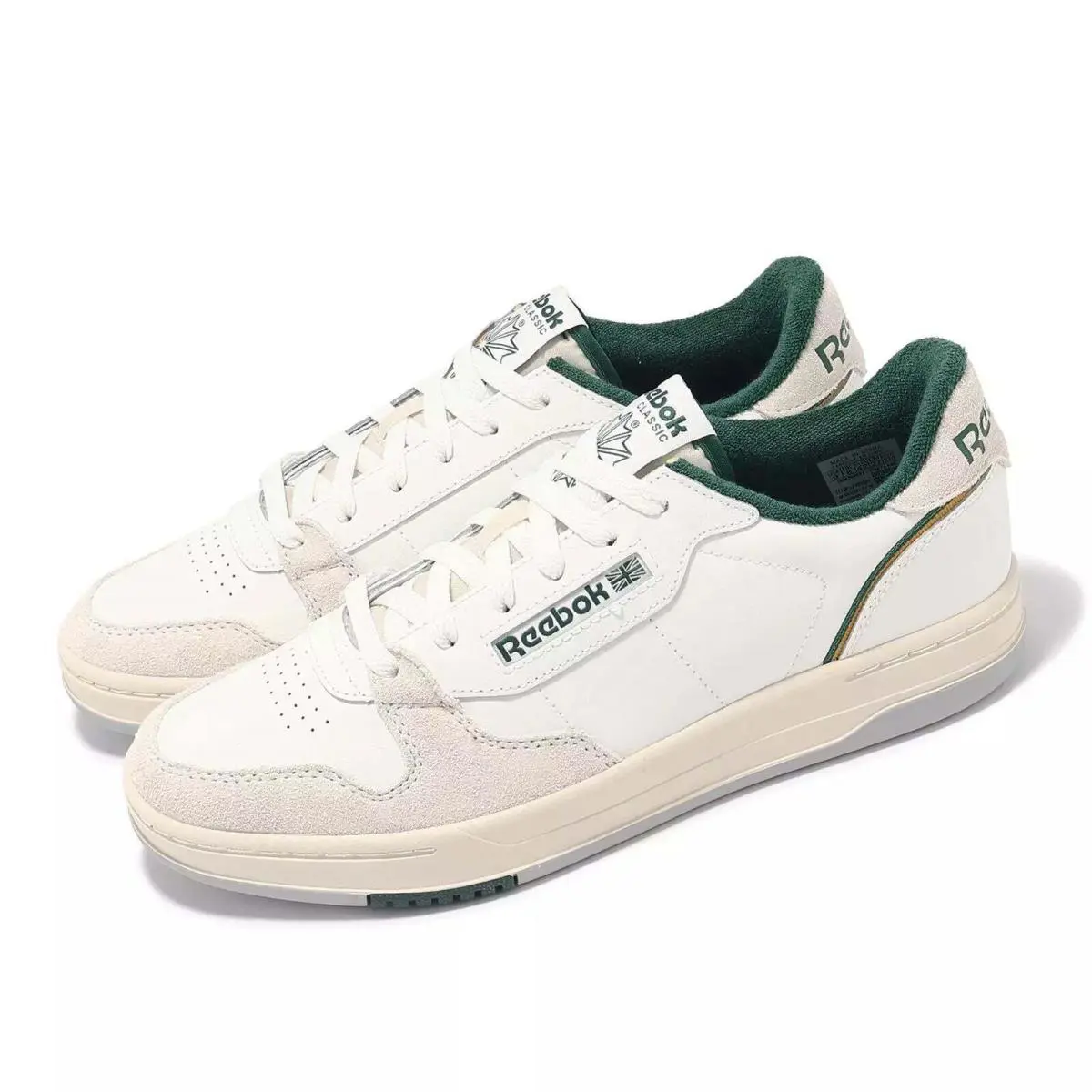 Reebok shoes - Chalk/Papwht/Drkgrn 0