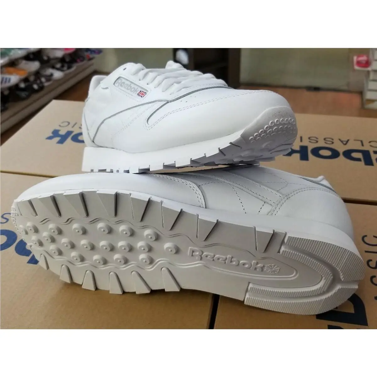 Reebok shoes - Reebok Classic Leather - Classic Leather - 9771 100008492 - White 5