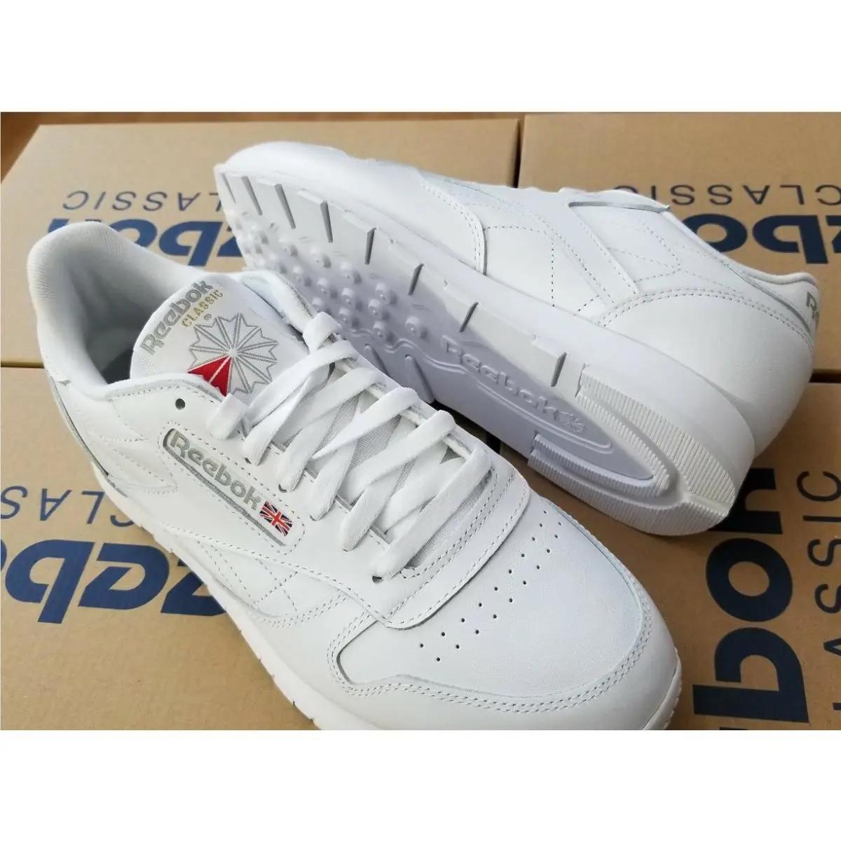 Reebok shoes - Reebok Classic Leather - Classic Leather - 9771 100008492 - White 11