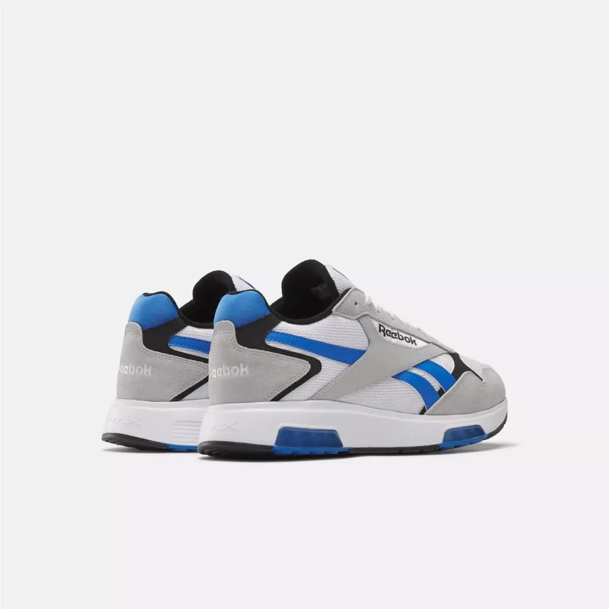 Reebok shoes - White/Kinetic Blue/Grey 1 6