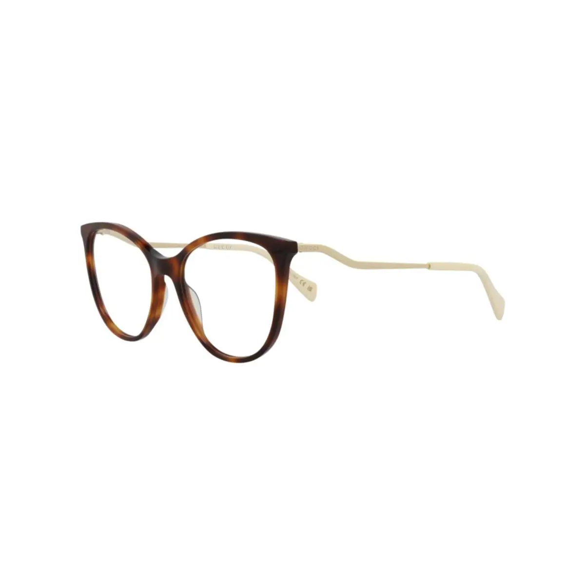 Gucci Eyeglasses GG1007O 004 53mm Havana / Demo Lens