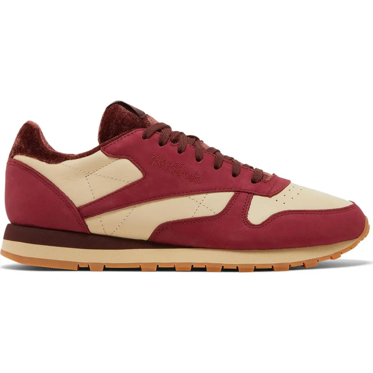 100069695/IE4100 Mens Reebok Classic Leather - Triathlon Red/Straw/Burnt Sienna
