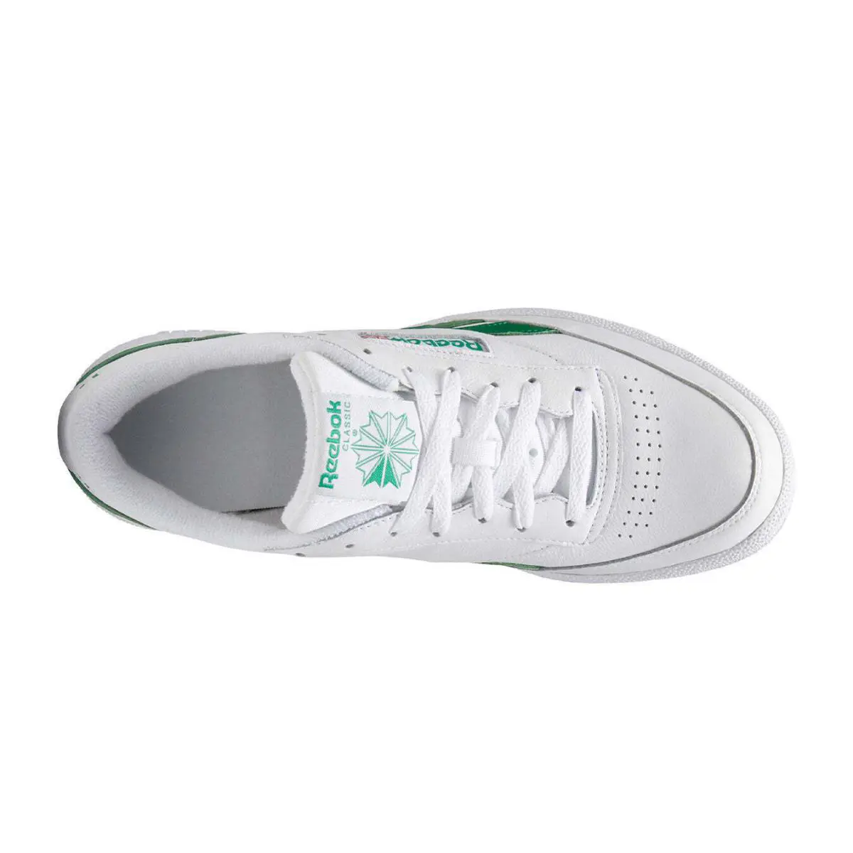 Reebok shoes - White/White/Glen Green 3