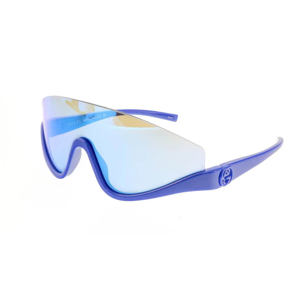 Gucci GG1650S-010 Blue Shield Ladies Sunglasses