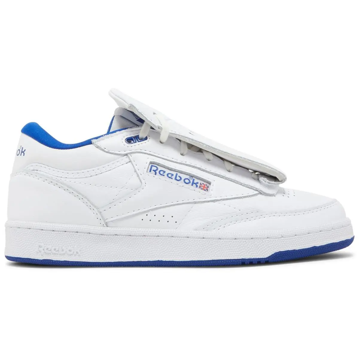 100046042/GX9046 Mens Reebok Club C Mid II MR - Ftwwht/Cobalt/Chalk