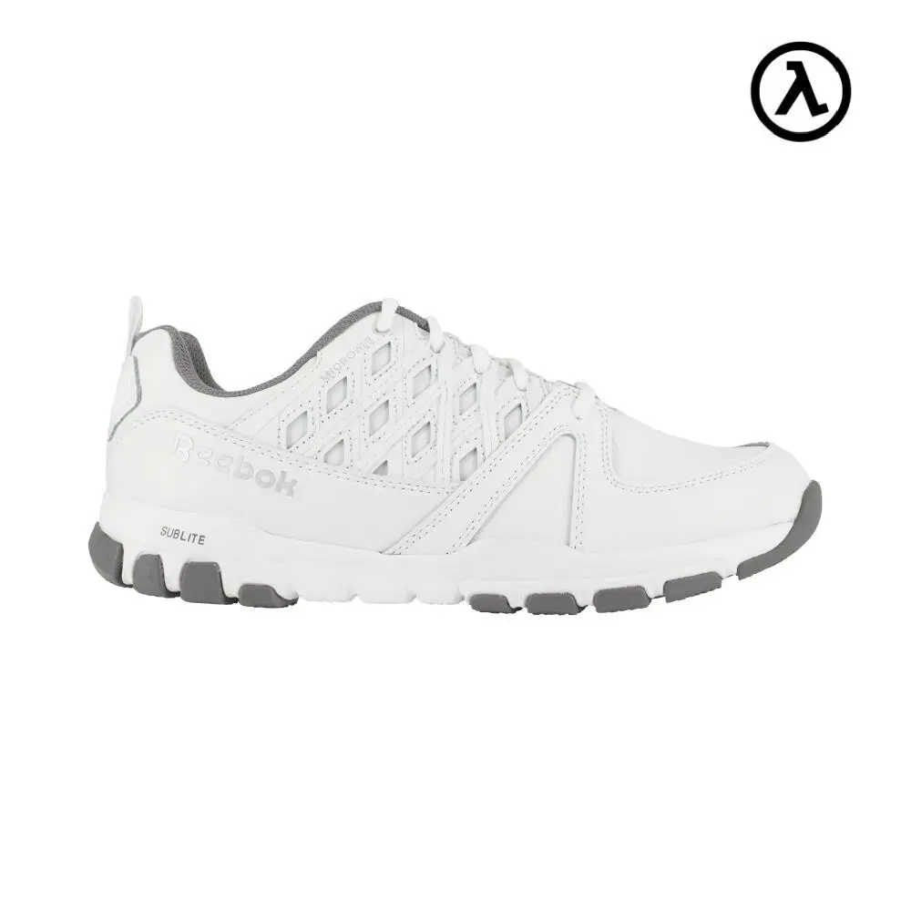 Reebok Sublite Work Men`s Athletic Shoe White Boots RB4442 - All Sizes - White
