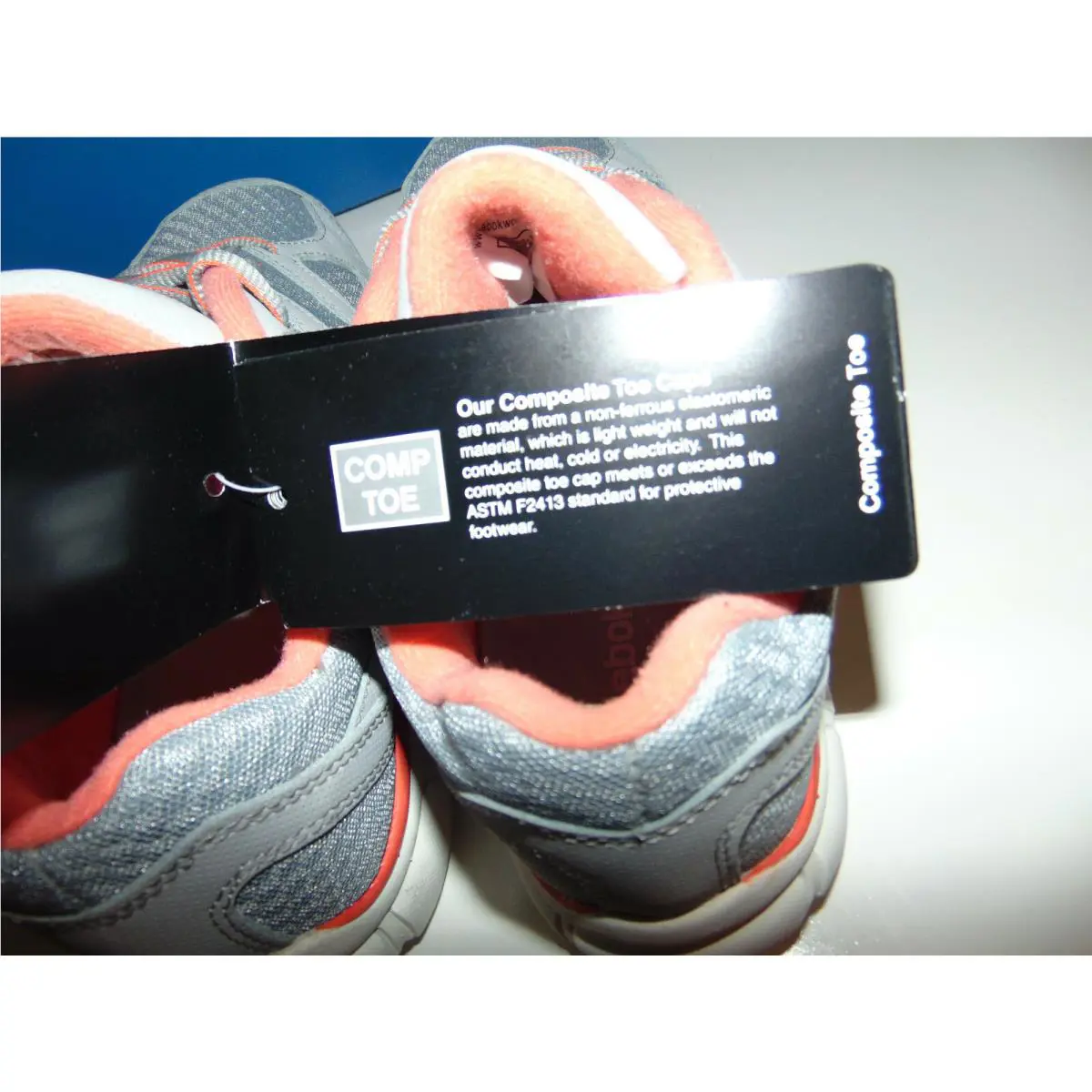 Reebok shoes - Sports grip - Sports grip - Grey/Peach Oxford 4