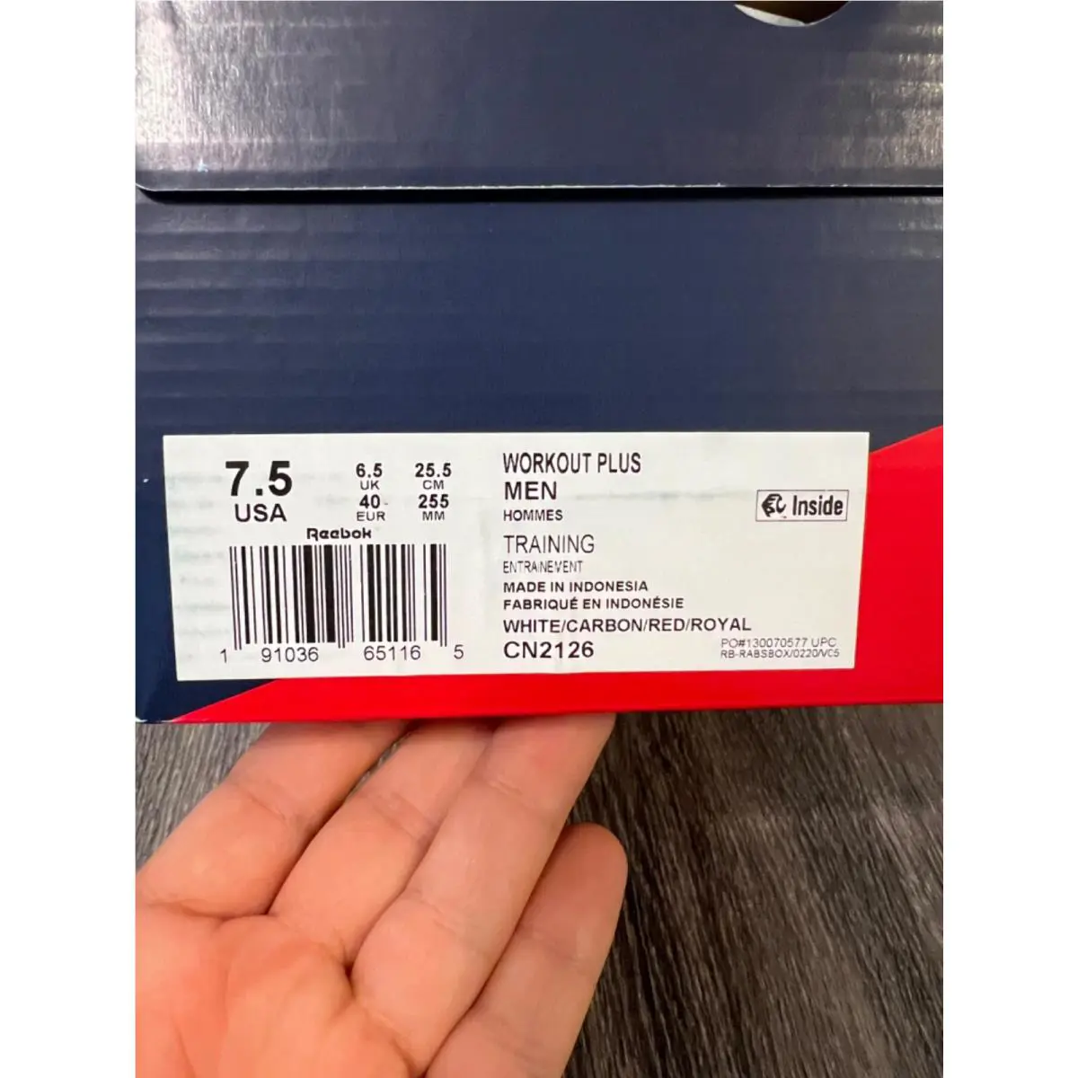 Reebok shoes - Reebok Workout Plus - Workout Plus - CN2126 - White 5