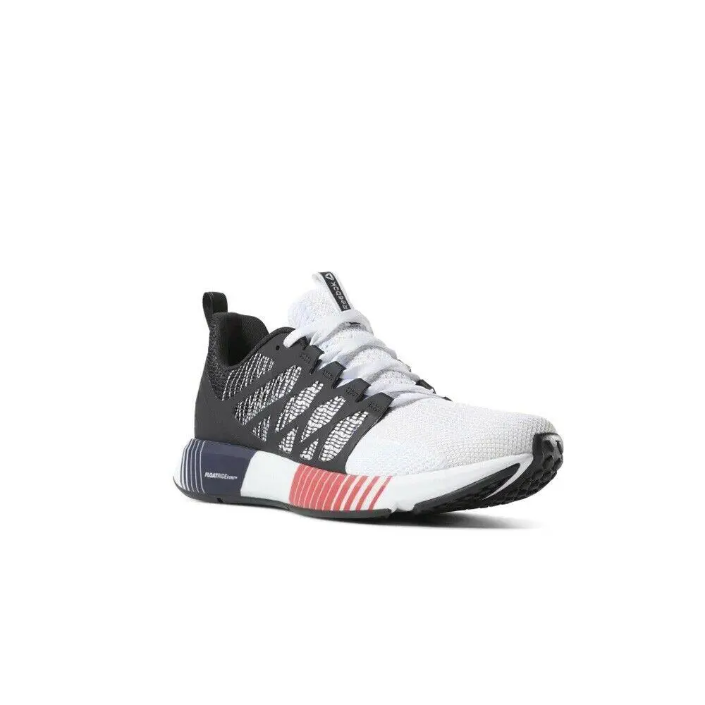 Reebok Fusion Flexweave Cage Black/primal Red/white Men`s Shoes CN8388 - Black/Primal Red/White/Skull Grey