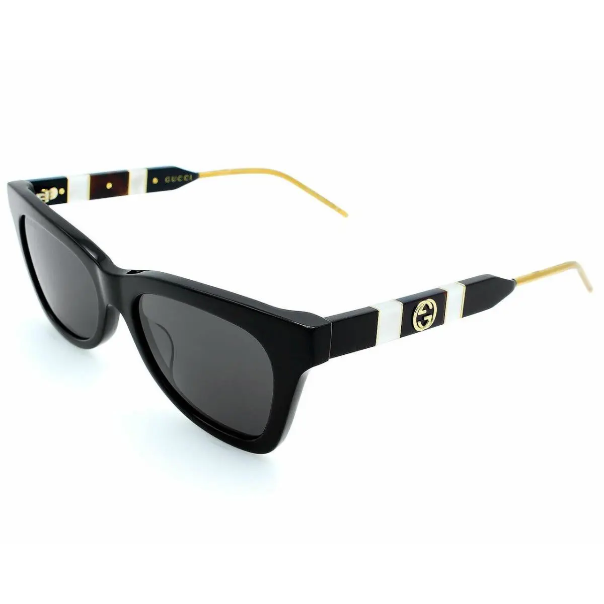 Gucci Black/gray Lens 53-18-145mm Women`s Sunglasses GG0598S 001