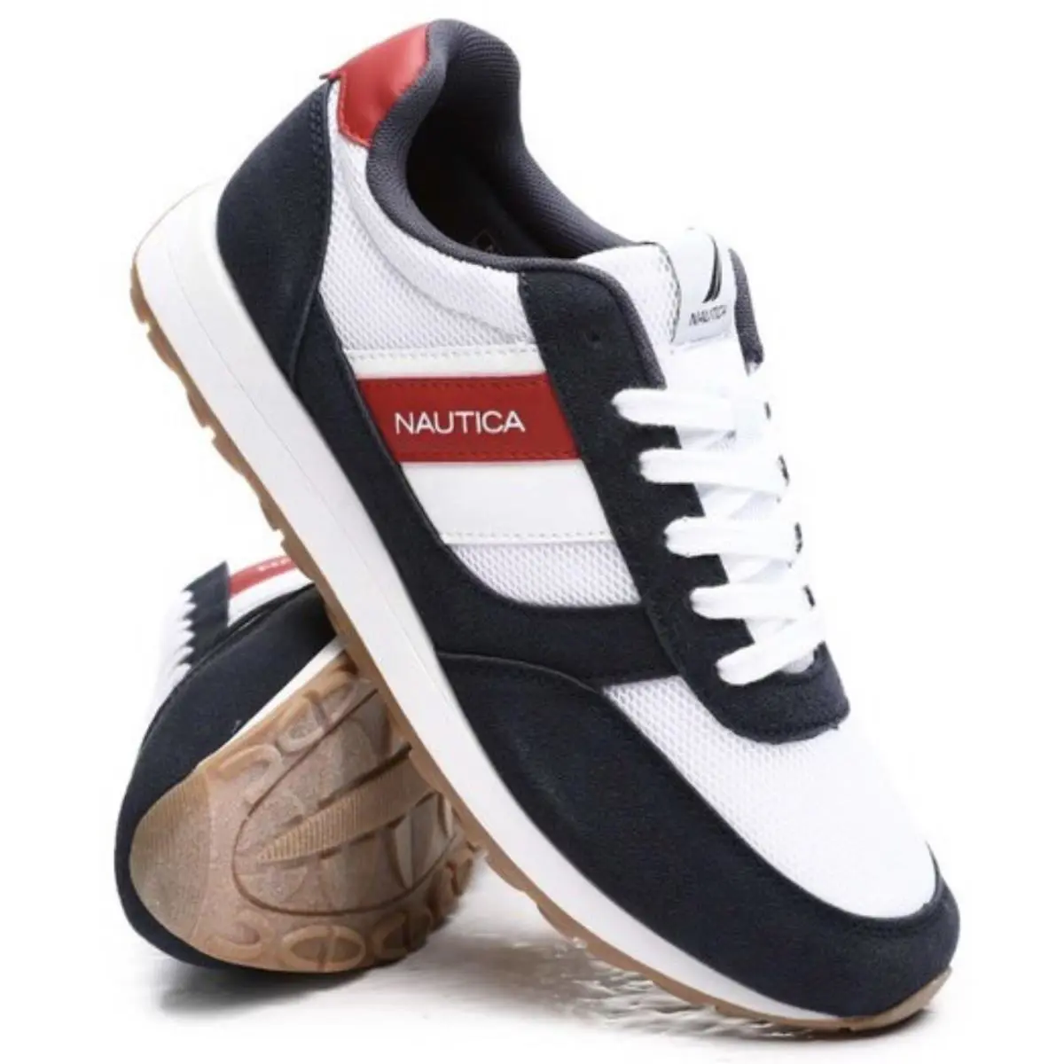 Nautica Men`s Fashion Sneakers Lace-up Trainers Walking Shoes