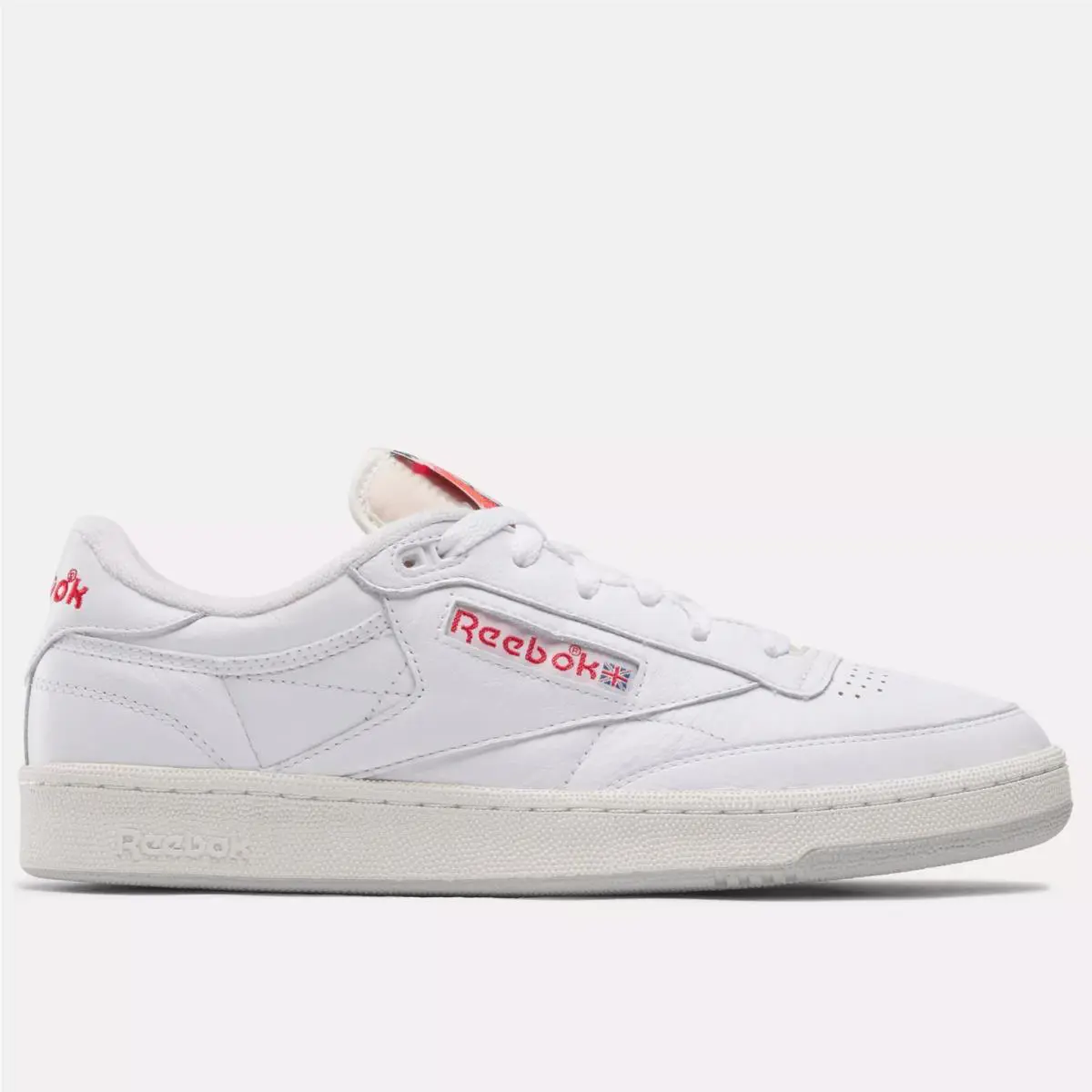 Reebok shoes - White/Chalk/Vectorred 4