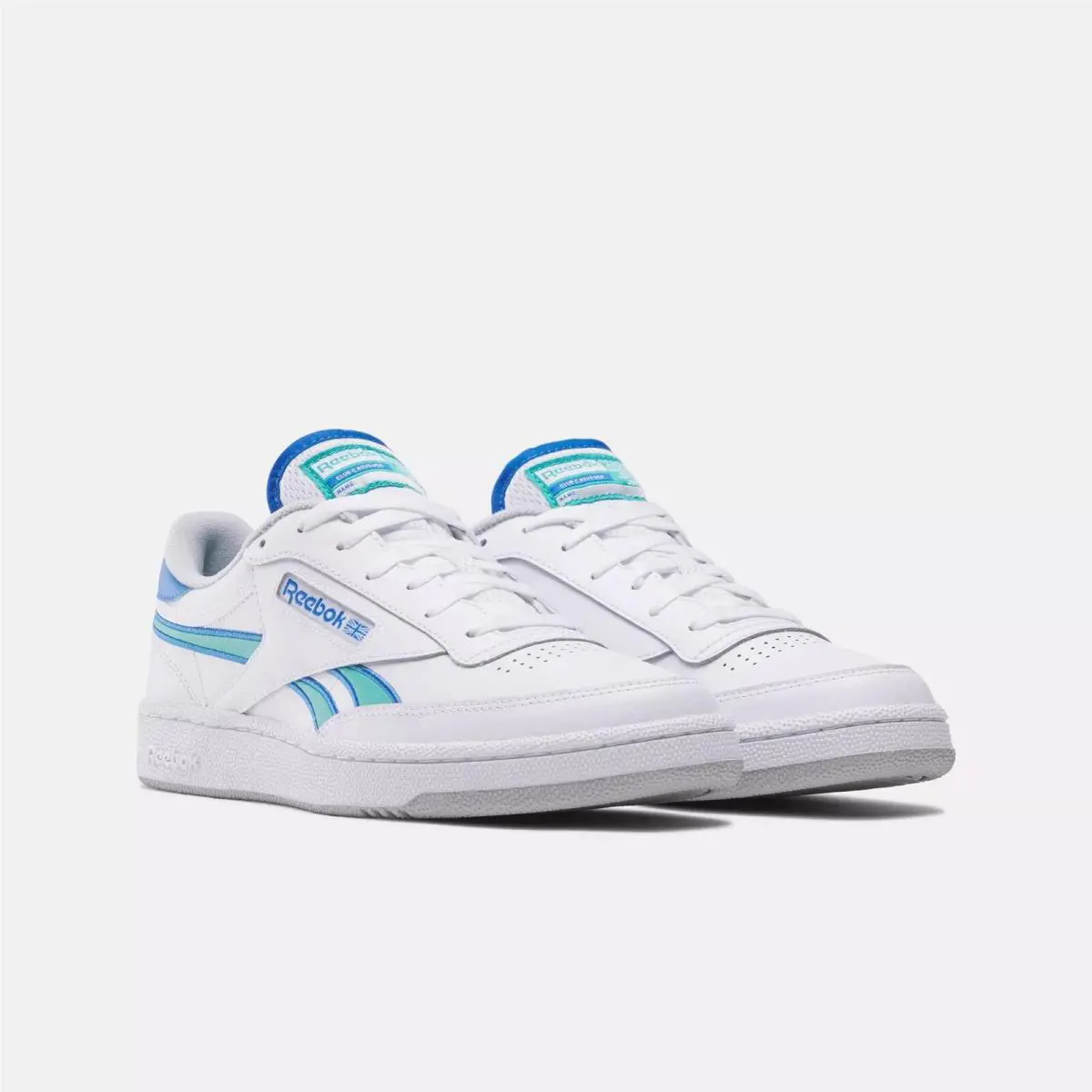 Reebok shoes - White/Kineticblue/Unlshedgreen 0