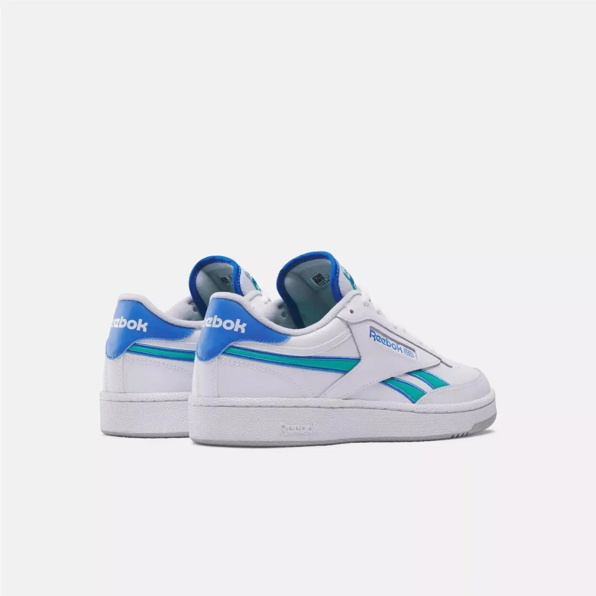 Reebok shoes - White/Kineticblue/Unlshedgreen 1