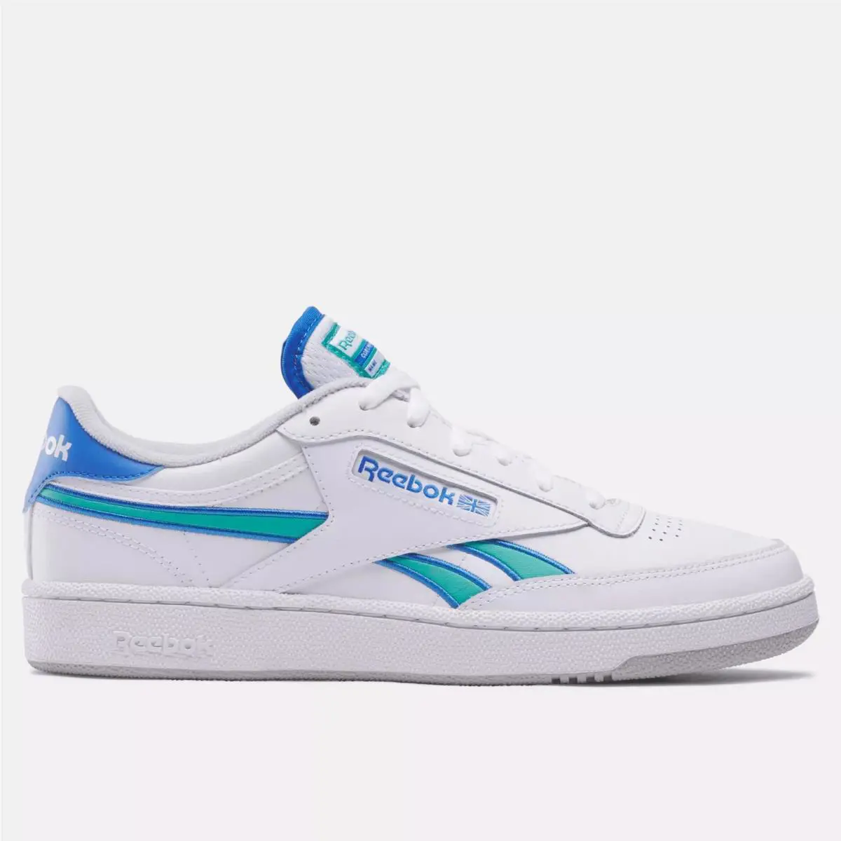 Reebok shoes - White/Kineticblue/Unlshedgreen 4