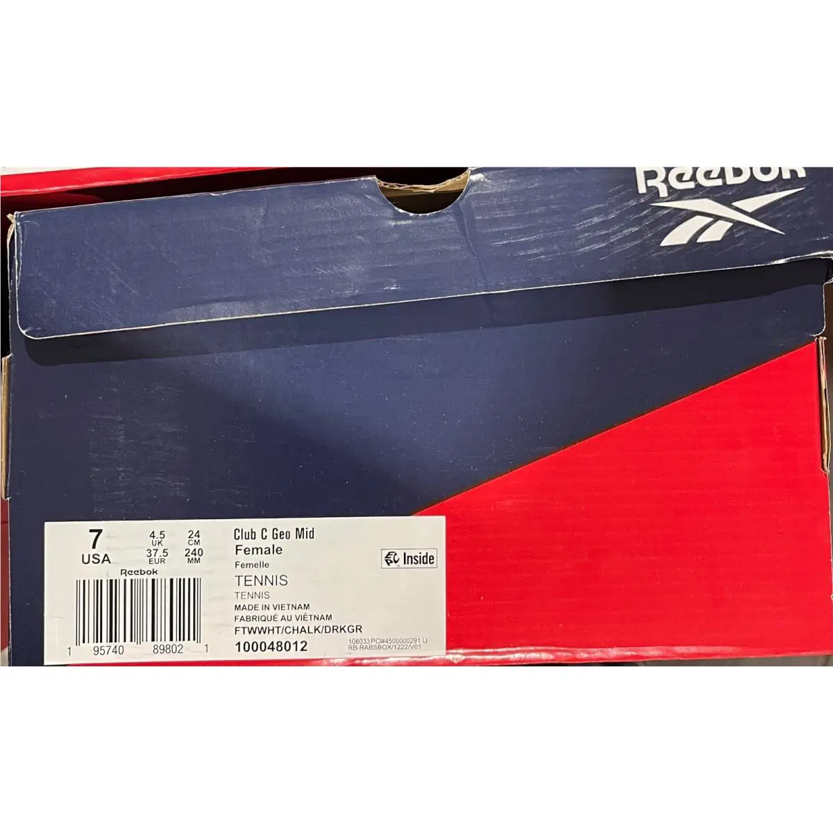 Reebok shoes - Reebok Club C Geo - Club Geo - White/Chalk/Dark Green 1