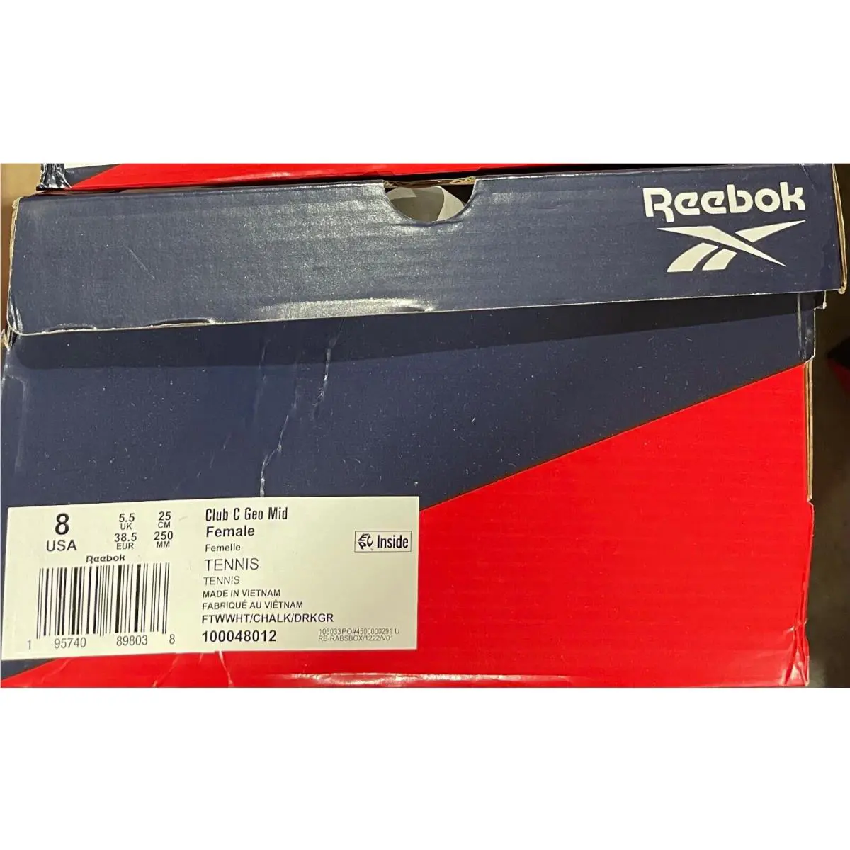Reebok shoes - Reebok Club C Geo - Club Geo - White/Chalk/Dark Green 3