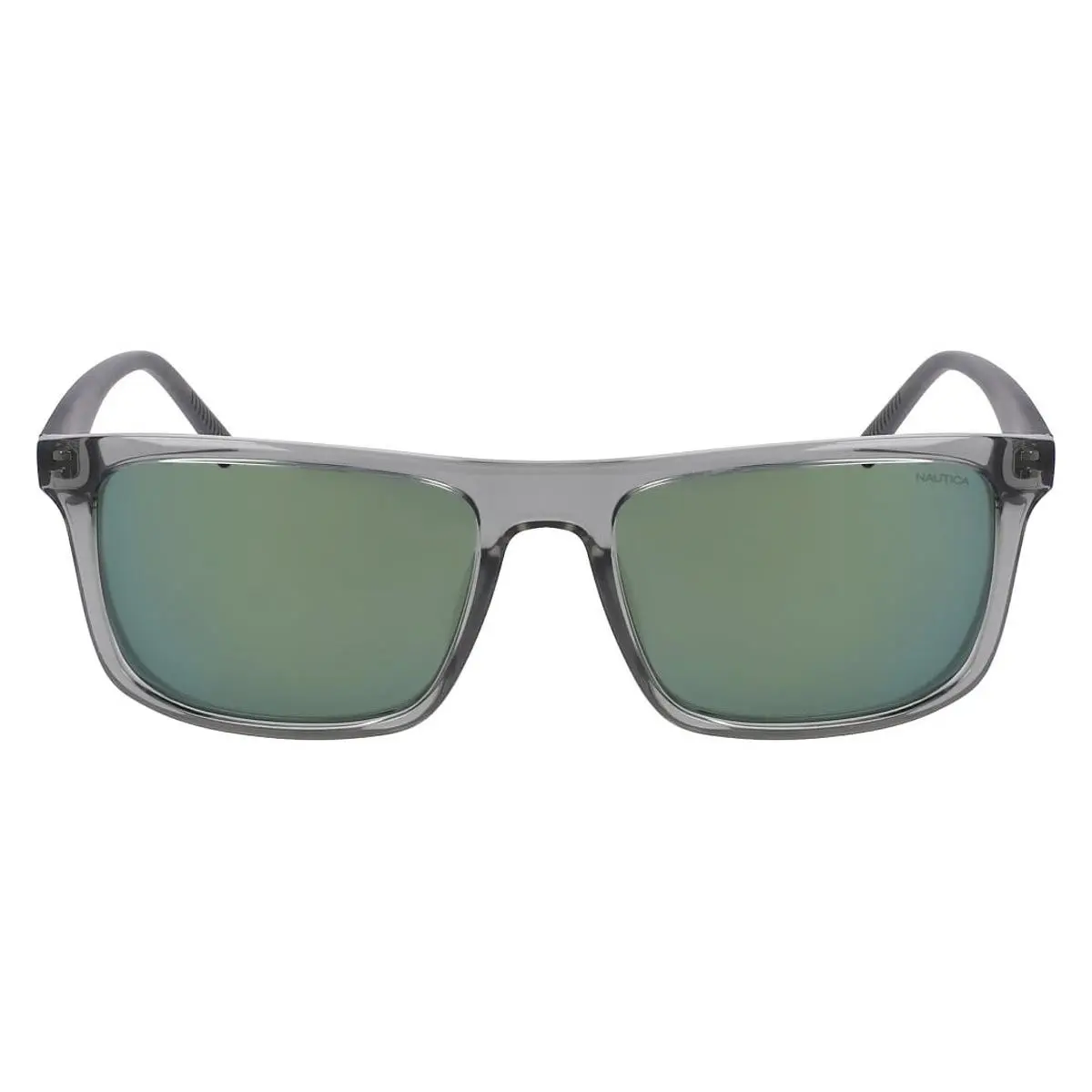 Nautica N6258S Sunglasses Men Matte Gray Crystal 56mm