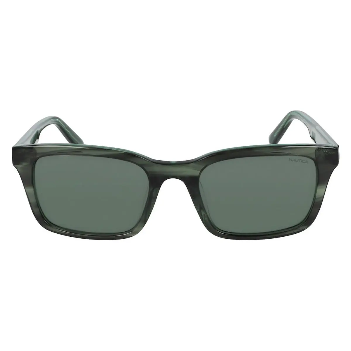 Nautica N6262S Sunglasses Men Green Horn 53mm