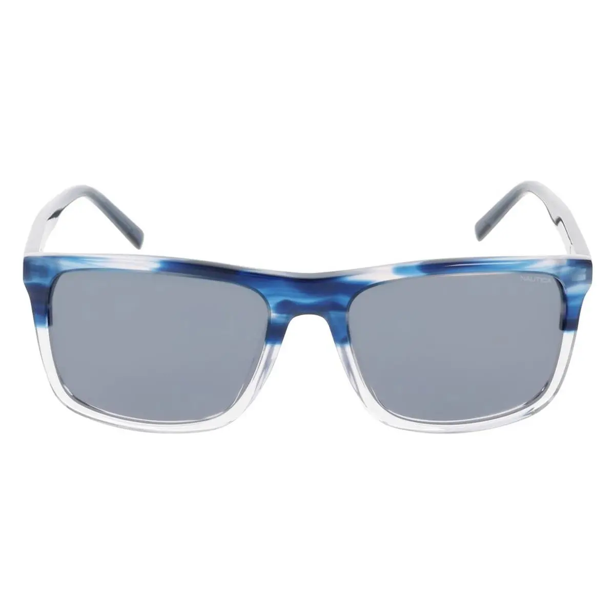 Nautica N6263S Sunglasses Male Blue Horn Gradient 56mm