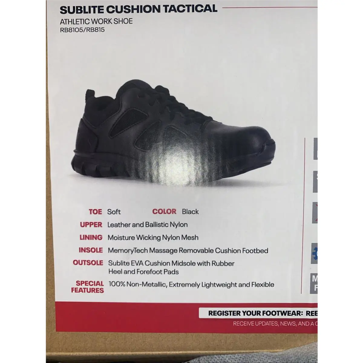 Reebok shoes - Reebok RB8105 - RB8105 - Black 3