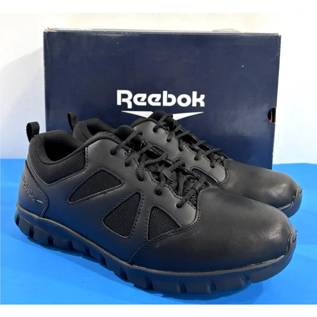 12 M Reebok Men`s Sublite Cushion Tactical Shoe RB8105 Black 12 M