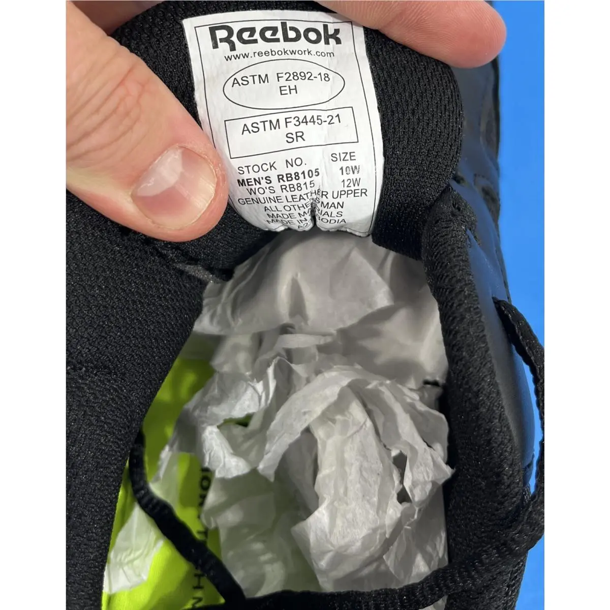 Reebok shoes - SUBLITE CUSHION TACTICAL - SUBLITE CUSHION TACTICAL - RB8105 - Black (UPC: 690774394544) 4