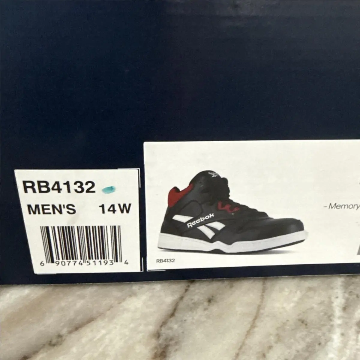 Reebok shoes - Reebok Work - Work - BB4500 - Black red white 6