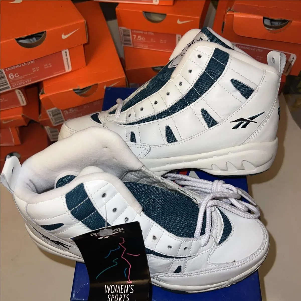 Vintage Women’s Reebok Fitness Body Sculpt II Mid White Sz 7.5 From 1995