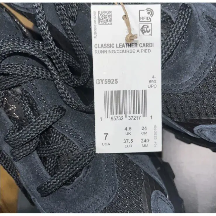 Reebok shoes - Reebok x Cardi B Women`s Classic Leather - Reebok Women Shoes - Black 5