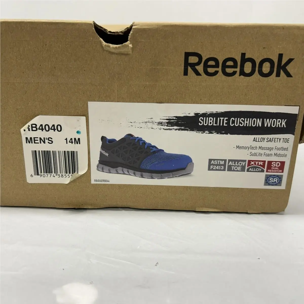 Reebok shoes - SUBLITE CUSHION WORK - SUBLITE CUSHION WORK - RB4040 - Blue and Grey 0
