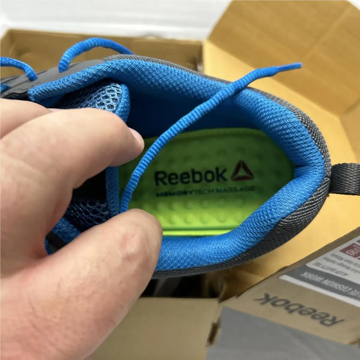 Reebok shoes - SUBLITE CUSHION WORK - SUBLITE CUSHION WORK - RB4040 - Blue and Grey 2