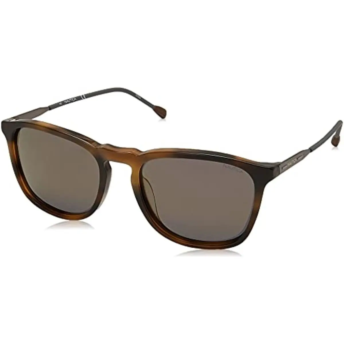 Nautica N6238S 218 Polarized Brown Tortoise Sunglasses W/gold Mirror Lenses